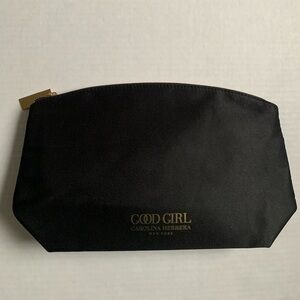 Carolina Herrera Black toiletry/makeup pouch